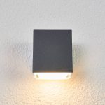 BEGA 33405K3 LED-utevegglampe, grafitt 3000K down