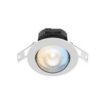 Calex Smart Downlight innfelt taklampe, hvit