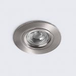 DL6809 LED-downlight, rund, nikkel