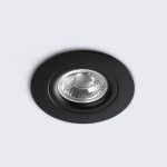 DL6809 LED-downlight, rund, svart