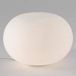 Designer bordlampe Bianca av glass, 50 cm