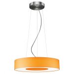 LED-pendellampe Donut, dimbar 34 W, oransje