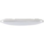 LED-taklampe Ariella i hvit/krom, 54 x 54 cm