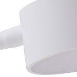 Lindby LED-bordlampe Maori, hvit, metall, CCT, dimbar