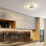 Lindby Smart LED-taklampe Edica, fjernbetjening Tuya CCT