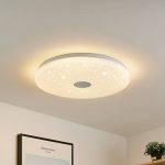 Lindby Smart LED-taklampe Laubini, Tuya RGBW CCT 48 cm