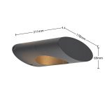 Lucande Forama LED-vegglampe