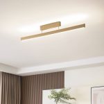 Lucande Smart LED-taklampe Mylosh, gull, CCT, Tuya