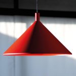 Martinelli Luce Cono hengelampe rød, Ø 45 cm