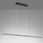 Metz TW LED-pendellampe, CCT, lengde 160 cm, svart