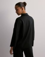 Object Collectors Item - Svart - Objtilda Boxy Shirt Noos