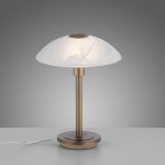 Paul Neuhaus Enova bordlampe, antikk messing