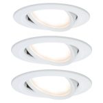 Paulmann Nova LED-downlight, roterbar, aluminium