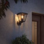 Philips Hue Inara utendørs LED-vegglampe, svart