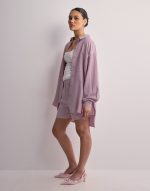 Pieces - Rosa - Pcmilano Ls Loose Shirt