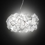 Slamp Clizia - design-hengelampe, hvit