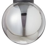 Taklampe Astro, kuleglass, røykgrå, Ø 25 cm