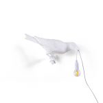 Utendørs LED-dekovegglampe Bird Lamp, høyre, hvit