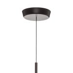 Vibia Flat LED-hengelampe 1 lys, Ø 55cm terrakotta