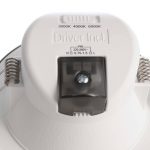 Acrux 90 innfelt LED-lampe, hvit, Ø 11,3 cm