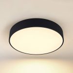 Arcchio Noabelle LED-taklampe, svart, 60 cm