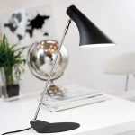 Bordlampe Vanila, justerbar, svart