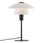 Bordlampe Verona, hvit og svart