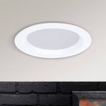 Dimbar LED-downlight Spock Ø 9 cm hvit