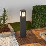Firkantet Nicola LED-gatelampe, IP54