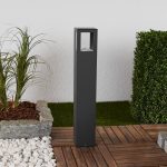 Firkantet Nicola LED-gatelampe, IP54