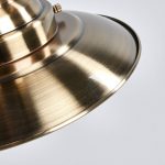 Hengelampe Fisherman Ø 32cm i gammel messing