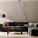 Ice Cube LED hengelampe, 8 lyskilder, krom, krystallglass