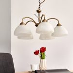 Klassisk hengelampe MILANESE, 5 lyskilder