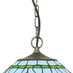 Klassisk hengelampe i Tiffanystill DRAGONFLY