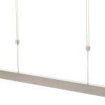 LED-hendellampe Linn bevegelsessensor matt nikkel 128 cm