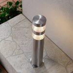Lanea - LED-sokkellampe i rustfritt stål, 40cm