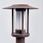 Lindby LED-sokkellampe Pavlos, rustfarget, høyde 44 cm