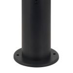 Lindby Statius pidestallampe, svart, jern, sensor, 45 cm