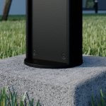 Lucande LED-sokkelampe Corban, 2 stikkontakter, aluminium