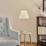 Luceplan Costanzina LED-bordlampe alu hvit