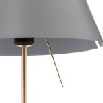 Luceplan Costanzina bordlampe messing betonggrå