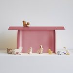 Luceplan Fienile LED-bordlampe, rosé