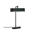 Merlin skrivebordslampe, metall, svart