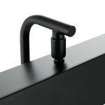 Merlin skrivebordslampe, metall, svart