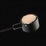 Oluce Curve LED-bordlampe, svart