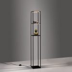 Paul Neuhaus Contura LED-gulvlampe i svart
