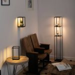 Paul Neuhaus Contura LED-gulvlampe i svart
