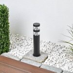 Sokkellampe Lanea med LED-lys - varmhvite