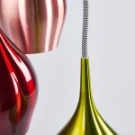 Vibrant - hengelampe med fargete skjermer 5-l.