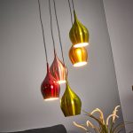 Vibrant - hengelampe med fargete skjermer 5-l.
